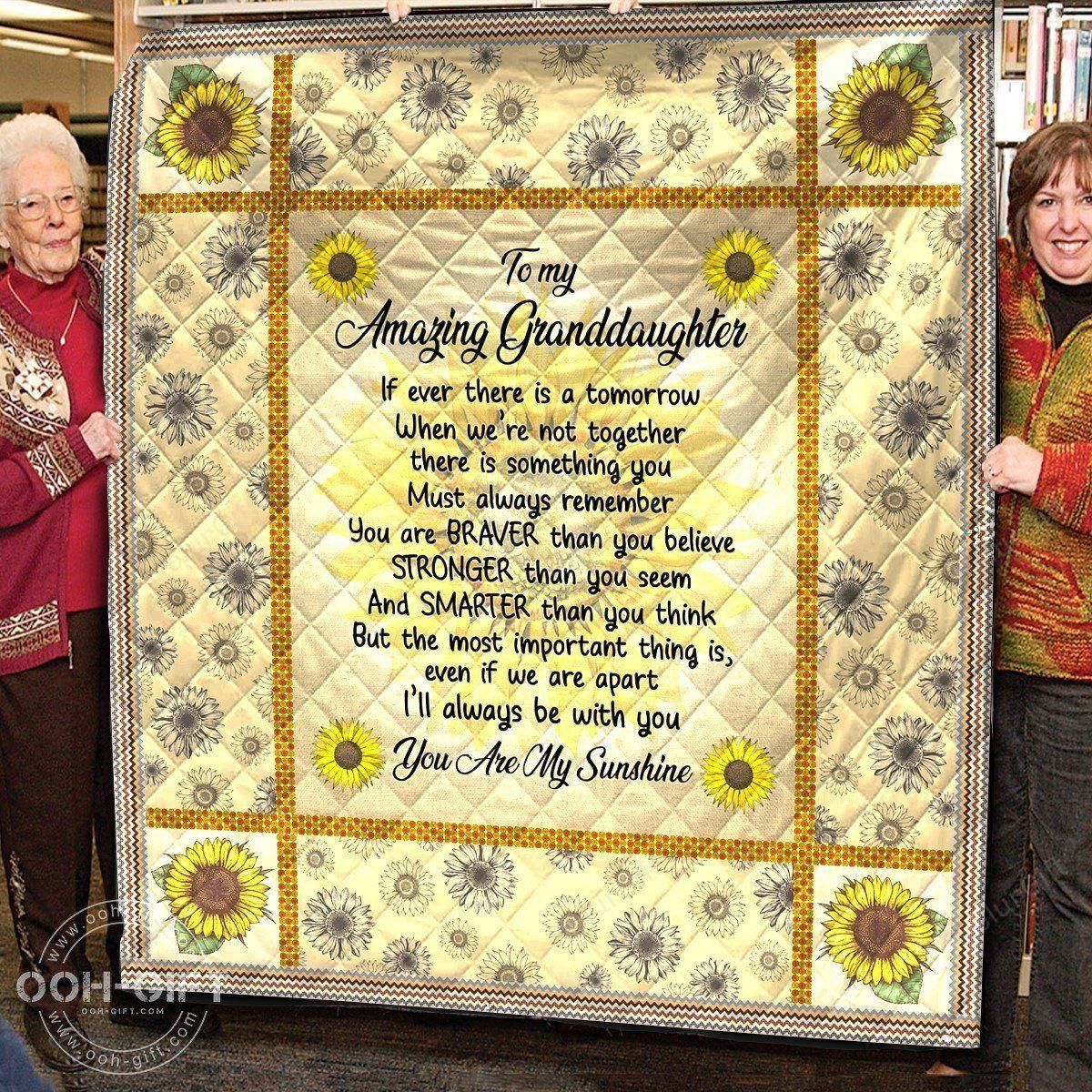 Quilt - Granddaughter - Amazing Granddaughter - I'll always be with you